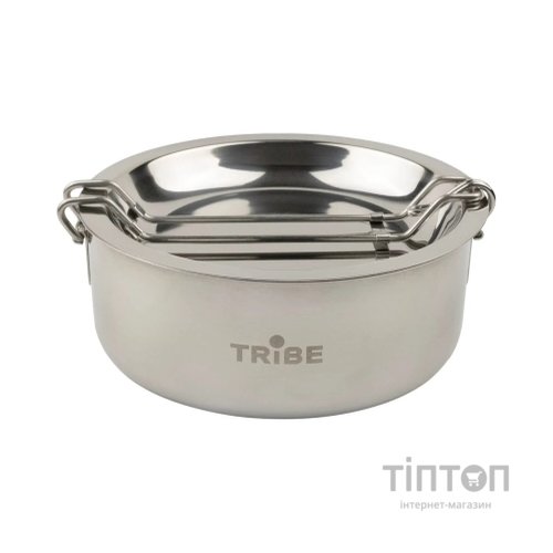 Набір туристичного посуду Tribe Tourist Set 1,2 л сталевий (T-FG-0008-metal)