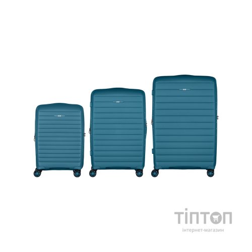 Набір валіз 2E Aero (L+M+S), сині (2E-SPP-AERO-SET3-TB)