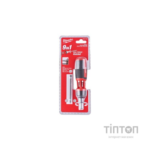 Набір викруток Milwaukee з тріскачкою 9 в 1 (4932471598)