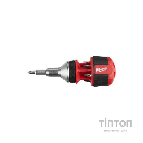 Набір викруток Milwaukee з тріскачкою коротка 8 в 1 (4932471868)