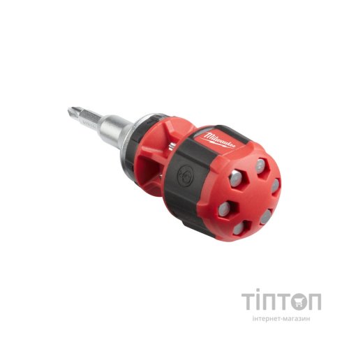 Набір викруток Milwaukee з тріскачкою коротка 8 в 1 (4932471868)