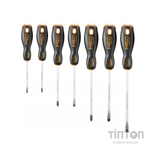 Набір викруток Neo Tools шліцьових, 7 шт. (04-206)