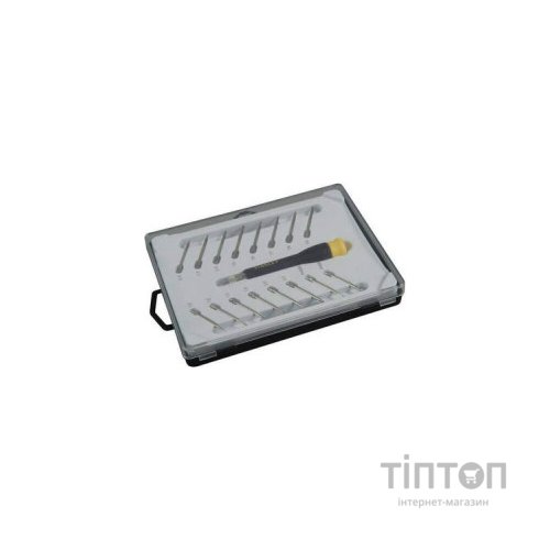 Набір викруток Stanley для точної механіки, з цанговим тримачем, 16 шт. (STHT0-62633)