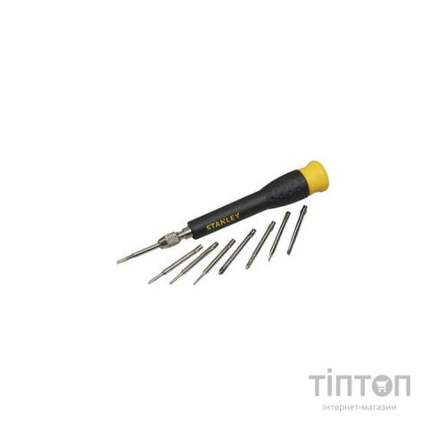 Набір викруток Stanley для точної механіки, з цанговим тримачем, 16 шт. (STHT0-62633)