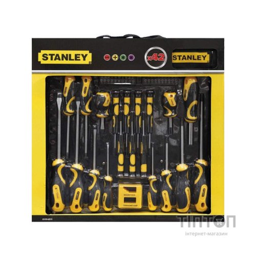 Набір викруток Stanley викруток 42 предм. + сумка для зберігання (STHT0-62113)