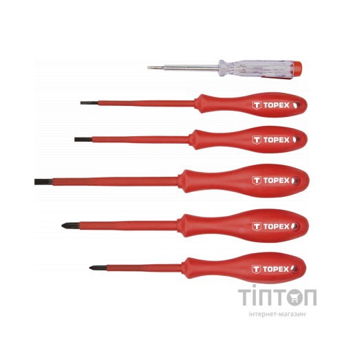 Набір викруток Topex 1000 D155, 6 шт. (39D155)