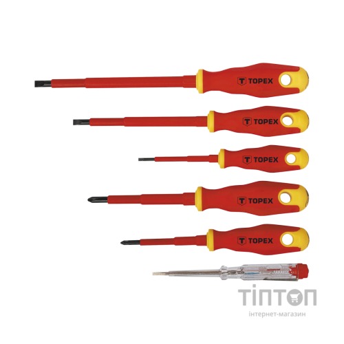 Набір викруток Topex 1000В, 6 шт. (39D673)