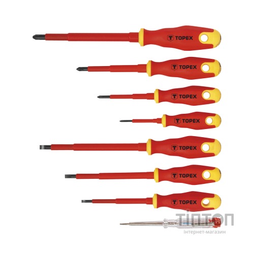 Набір викруток Topex 1000В, 8 шт. (39D674)