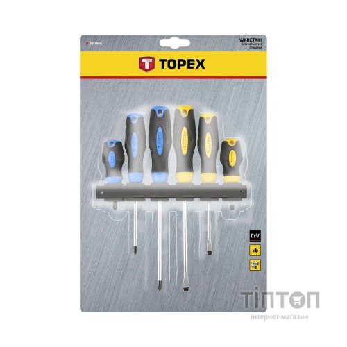 Набір викруток Topex 6 шт. (39D886)