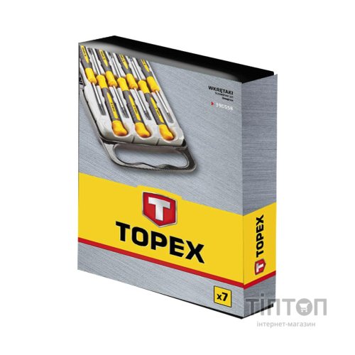 Набір викруток Topex прецизійних, 7 шт. (39D558)