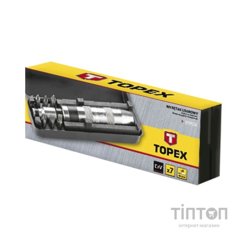 Набір викруток Topex ударних, 7 шт. (39D556)