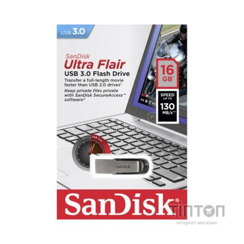Накопичувач SanDisk Flair 16GB