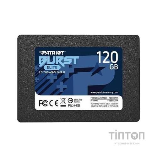 Накопичувач SSD 2.5" 120GB Burst Elite Patriot (PBE120GS25SSDR)