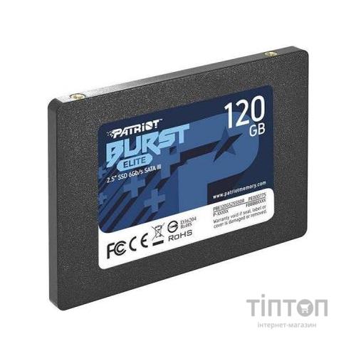 Накопичувач SSD 2.5" 120GB Burst Elite Patriot (PBE120GS25SSDR)