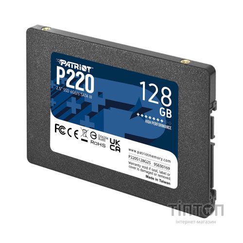 Накопичувач SSD 2.5" 128GB P220 Patriot (P220S128G25)
