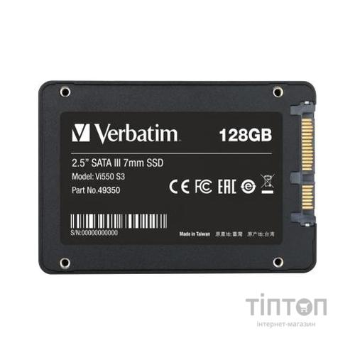 Накопичувач SSD 2.5" 128GB Verbatim (49350)