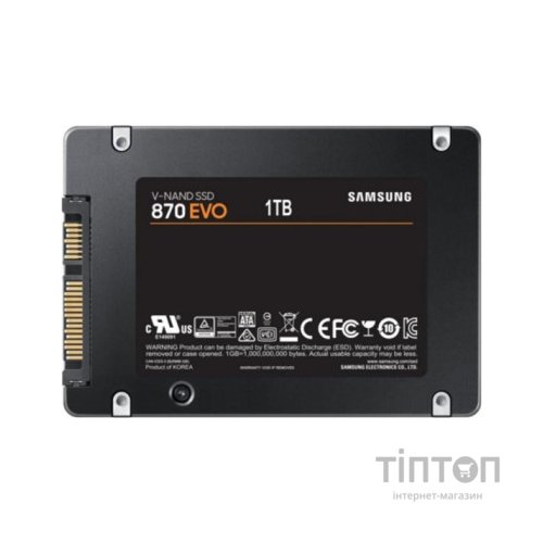 Накопичувач SSD 2.5" 1TB 870 EVO Samsung (MZ-77E1T0B/EU)