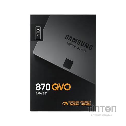 Накопичувач SSD 2.5" 1TB 870 QVO Samsung (MZ-77Q1T0BW)