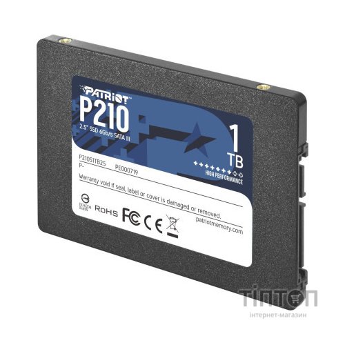 Накопичувач SSD 2.5" 1TB Patriot (P210S1TB25)