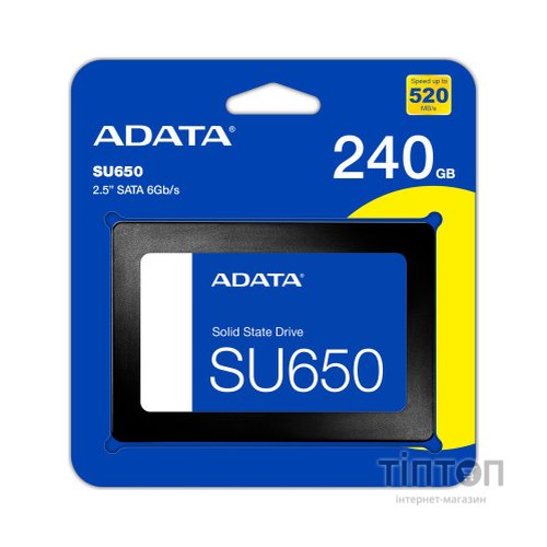 Накопичувач SSD 2.5" 240GB ADATA (ASU650SS-240GT-R)