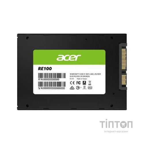 Накопичувач SSD 2.5" 256GB Acer (RE100-25-256GB)