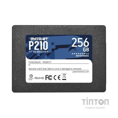 Накопичувач SSD 2.5" 256GB Patriot (P210S256G25)