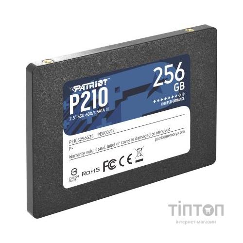 Накопичувач SSD 2.5" 256GB Patriot (P210S256G25)
