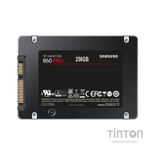 Накопичувач SSD 2.5" 256GB Samsung (MZ-76P256BW)