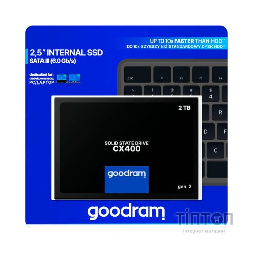 Накопичувач SSD 2.5" 2TB Goodram (SSDPR-CX400-02T-G2)