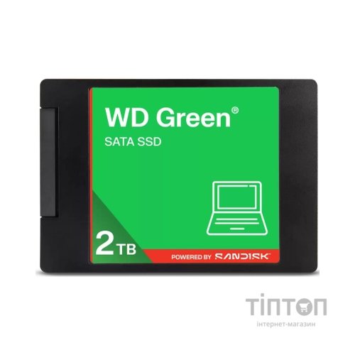 Накопичувач SSD 2.5" 2TB GREEN WD (WDS200T5G0A-00CPT0)