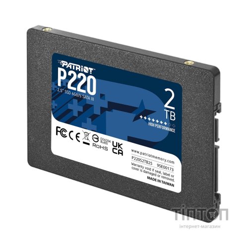 Накопичувач SSD 2.5" 2TB P220 Patriot (P220S2TB25)