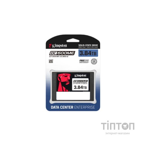 Накопичувач SSD 2.5" 3.84TB Kingston (SEDC600ME/3840G)
