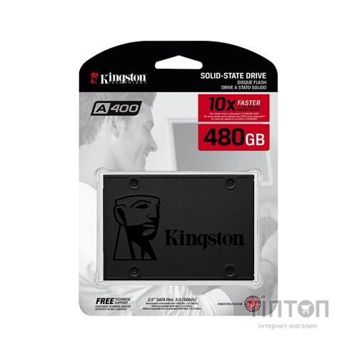Накопичувач SSD 2.5" 480GB Kingston (SA400S37/480G)