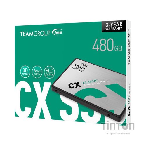 Накопичувач SSD 2.5" 480GB Team (T253X5480G0C101)