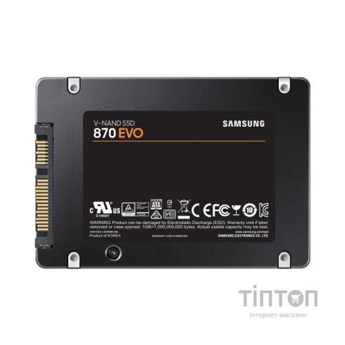 Накопичувач SSD 2.5" 4TB 870 EVO Samsung (MZ-77E4T0BW)