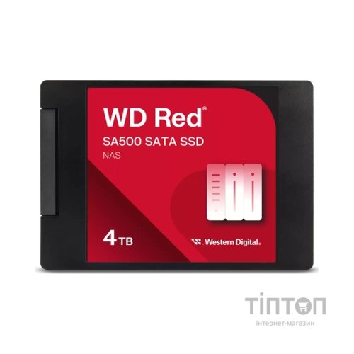 Накопичувач SSD 2.5" 4TB RED SA500 WD (WDS400T2R0A-68CKB0)