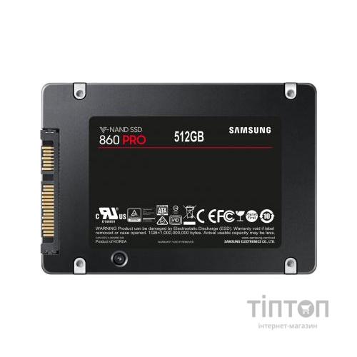 Накопичувач SSD 2.5" 512GB Samsung (MZ-76P512BW)