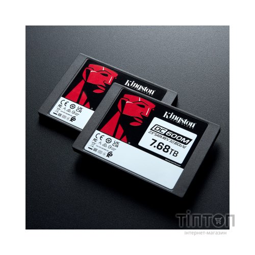 Накопичувач SSD 2.5" 7.68TB Kingston (SEDC600M/7680G)