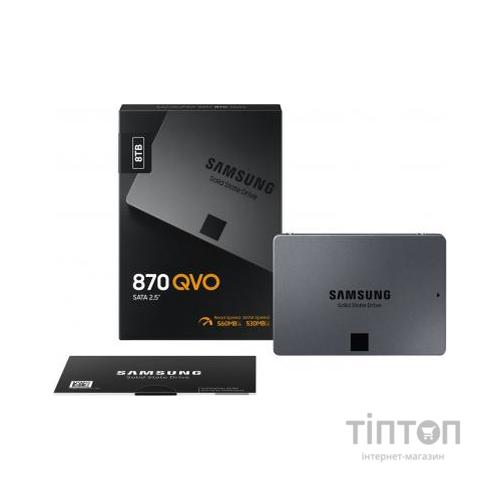 Накопичувач SSD 2.5" 8TB 870 QVO Samsung (MZ-77Q8T0BW)