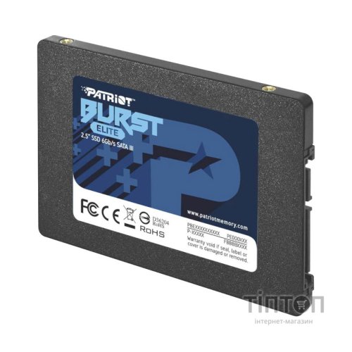 Накопичувач SSD 2.5" 960GB Burst Elite Patriot (PBE960GS25SSDR)