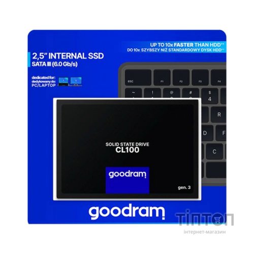Накопичувач SSD 2.5" 960GB Goodram (SSDPR-CL100-960-G3)