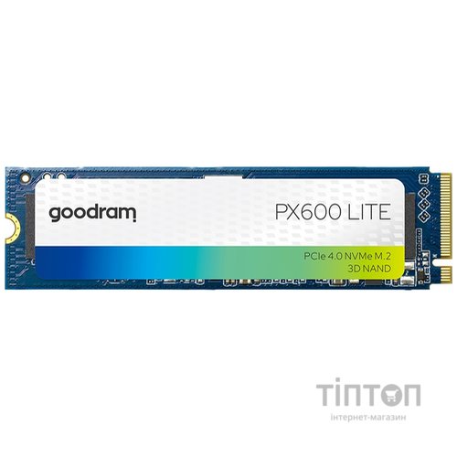 Накопичувач SSD  512GB Goodram PX600 Lite M.2 2280 PCIe 4.0 x4 NVMe TLC NAND (SSDPR-PX600L-512-80)