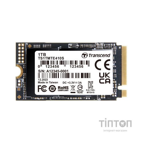 Накопичувач SSD M.2 2242 1TB Transcend (TS1TMTE410S)