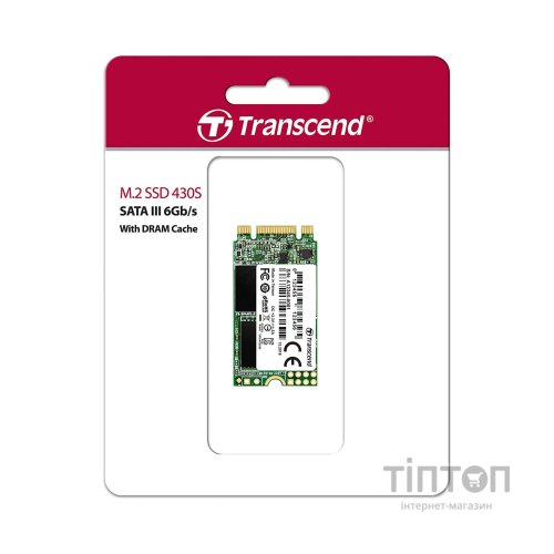 Накопичувач SSD M.2 2242 1TB Transcend (TS1TMTS430S)