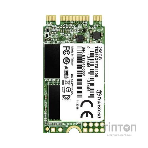 Накопичувач SSD M.2 2242 256GB Transcend (TS256GMTS430S)