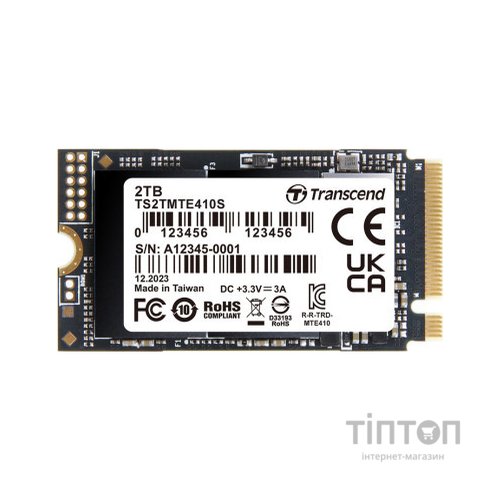 Накопичувач SSD M.2 2242 2TB Transcend (TS2TMTE410S)