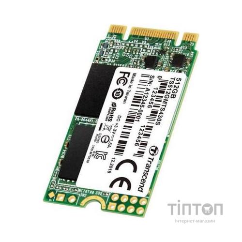 Накопичувач SSD M.2 2242 512GB Transcend (TS512GMTS430S)