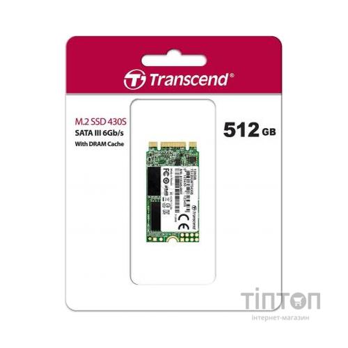 Накопичувач SSD M.2 2242 512GB Transcend (TS512GMTS430S)