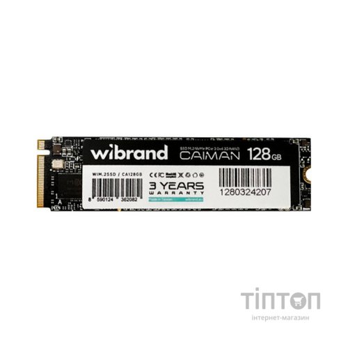Накопичувач SSD M.2 2280 128GB Caiman Wibrand (WIM.2SSD/CA128GB)