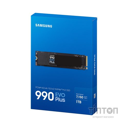 Накопичувач SSD M.2 2280 1TB 990 EVO Plus Samsung (MZ-V9S1T0BW)